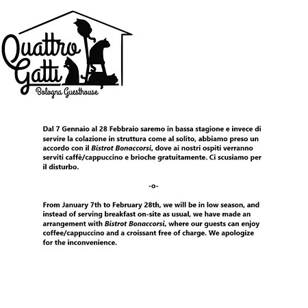 I 4 Gatti بيت ضيافة